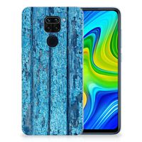 Xiaomi Redmi Note9 Bumper Hoesje Wood Blue