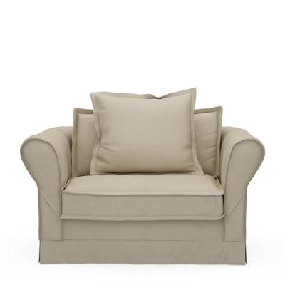 Rivièra Maison Loveseat 'Carlton' Oxford Weave, kleur Flanders Flax