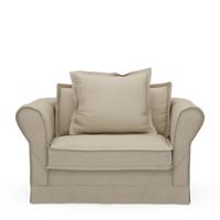 Rivièra Maison Loveseat 'Carlton' Oxford Weave, kleur Flanders Flax