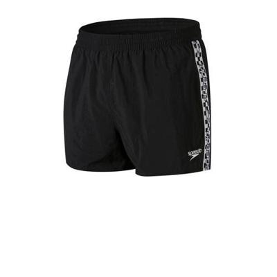Speedo zwemshort Retro 13 zwart/wit Speedo zwemshort Retro 13 zwart/wit