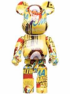 MEDICOM TOY Andy Warhol x Basquiat figurine Be@rbrick - Jaune