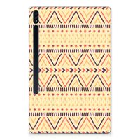 Samsung Galaxy Tab S7 Plus | S8 Plus Hippe Hoes Aztec Yellow