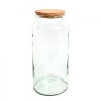 Halfopen terrarium fles L 8L 19x19x41 cm - thumbnail