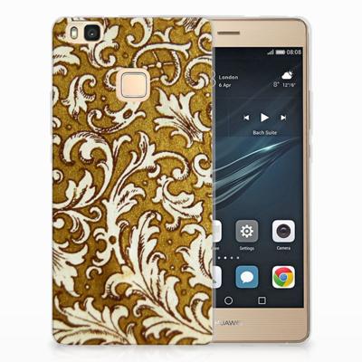 Siliconen Hoesje Huawei P9 Lite Barok Goud Siliconen Hoesje Huawei P9 Lite Barok Goud