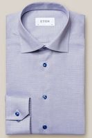 ETON Slim Fit Overhemd blauw, Effen