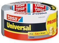 tesa extra Power Universele Ducttape - Tape met Extra Sterke Kleefkracht - Veelzijdige Ducttape voor Repareren, Bevestigen, Afdichten en Meer - Grijs - 1 Rol - 30 m x 50 mm