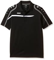 JAKO Kinder poloshirt Performance Polos, zwart/wit/grijs, 164