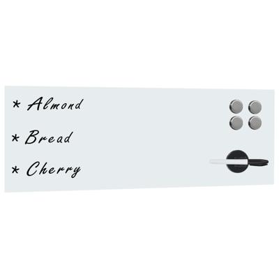 vidaXL Whiteboard voor aan de wand magnetisch 60x20 cm glas vidaXL Whiteboard voor aan de wand magnetisch 60x20 cm glas