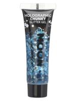 Moon Glitter Parelmoer Grof Blauw