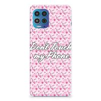 Motorola Moto G100 Silicone-hoesje Flowers Pink DTMP - thumbnail