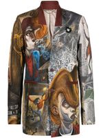 Charles Jeffrey Loverboy blazer Dead End à imprimé graphique - Multicolore - thumbnail