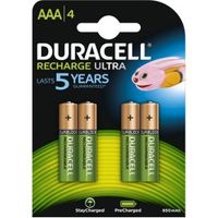 Duracell Stay Charged oplaadbare batterijen AAA (4 stuks) - thumbnail