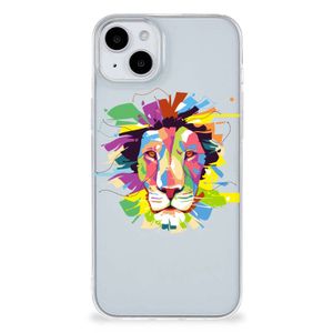 iPhone 15 Telefoonhoesje met Naam Lion Color