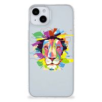 iPhone 15 Telefoonhoesje met Naam Lion Color - thumbnail