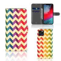 Apple iPhone 11 Pro Max Telefoon Hoesje Zigzag Multi Color - thumbnail