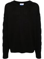 Off-White 3D Diag ribbed-knit jumper - Noir