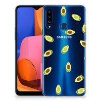 Samsung Galaxy A20s Siliconen Case Avocado