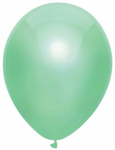 Metallic Ballonnen Mint 30cm - 10 stuks