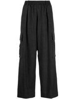 STUDIO TOMBOY pantalon droit à design nervuré - Noir