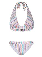 Missoni bikini à motif zigzag - Blanc - thumbnail