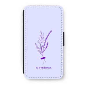 Be a wildflower: iPhone X Flip Hoesje