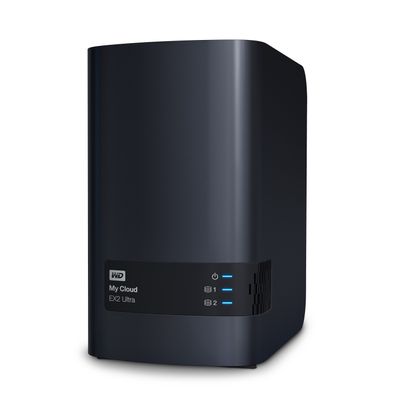 WD My Cloud™ EX2 Ultra Cloud-opslagapparaat 16 TB 2 Bay Business Cloud, Voorzien van 2x 8 TB WD RED WDBVBZ0160JCH-EESN