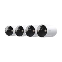 Tapo C410 Draadloze camera voor binnen en buiten, 2K 3 MP, batterijduur tot 180 dagen na één keer opladen, nachtzicht in kleur, alarm met bewegingsdetectie, IP65, 4 stuks