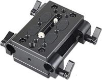 SMALLRIG Baseplate met Dual 15mm Rod Clamp Statiefbevestiging met 15 mm Railklem Stangklem - 1798