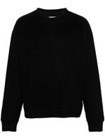 Jil Sander crew-neck brushed jumper - Noir