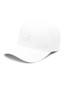 C.P. Company casquette à logo Chrome-R - Blanc