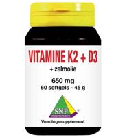 Snp Snp Vitamine K2 D3 Zalmolie (60ca)