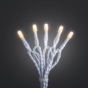 Konstsmide 3811-800 Micro-lichtketting Buiten Energielabel: G (A - G) werkt op het lichtnet Aantal lampen 80 LED Barnsteen Verlichte lengte: 12.64 m