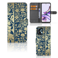 Motorola Moto G13 | G23 Hoesje Beige Flowers