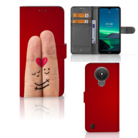 Nokia 1.4 Wallet Case met Pasjes Liefde - Origineel Romantisch Cadeau