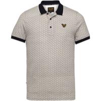 Short sleeve polo pique all over p egret