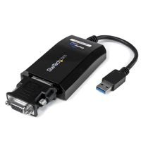 StarTech.com USB 3.0 naar DVI / VGA Adapter, 2048x1152, Externe Video & Graphische Kaart, Dual Monitor Display Adapter Kabel, Ondersteunt Mac & Windows - thumbnail