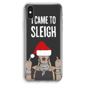 Came To Sleigh: iPhone XS Max Transparant Hoesje