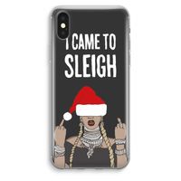 Came To Sleigh: iPhone XS Max Transparant Hoesje - thumbnail