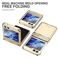 telefoon hoesje Voor Samsung Galaxy Z-flip 6 Z Flip 5 Z Flip 4 Z Flip 3 Achterkant Beplating Volledig lichaamsbeschermend Anti-krassen PC Lightinthebox - thumbnail