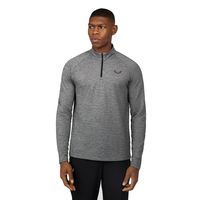 Castore Essentials Trainingstrui 1/4-Zip Donkergrijs Zwart