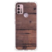 Motorola Moto G30 | G20 | G10 Stevig Telefoonhoesje Old Wood