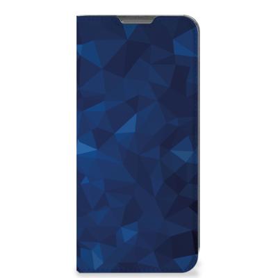 Stand Case voor OPPO A77 5G | A57 5G Polygon Blue Stand Case voor OPPO A77 5G | A57 5G Polygon Blue