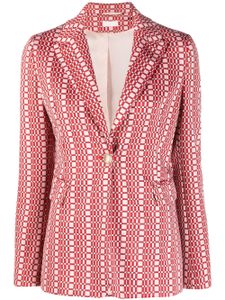 LIU JO blazer à motif géométrique - Rose