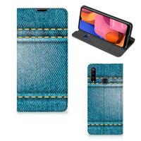 Samsung Galaxy A20s Hippe Standcase Jeans - thumbnail