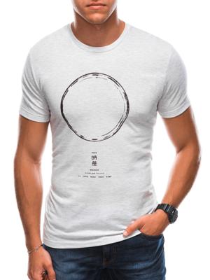 Heren t-shirt S1729 - lichtgrijs, maat XXL