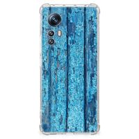 Xiaomi 12 | 12x Stevig Telefoonhoesje Wood Blue - thumbnail