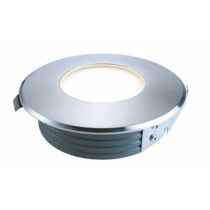 Deko Light Flat III WW 730336 Vloerinbouwlamp LED vast ingebouwd LED 1.30 W Zilver