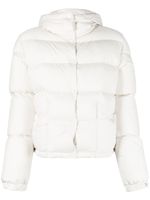 Moncler doudoune Ebre à patch logo - Blanc - thumbnail