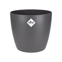 Elho Brussels Rond 20 - Bloempot voor Binnen - Ø 20.0 x H 18.7 cm - Antraciet