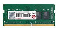 Transcend 4 GB DDR4 2400 Mhz SO-DIMM 1Rx8 512Mx8 CL17 1,2 V